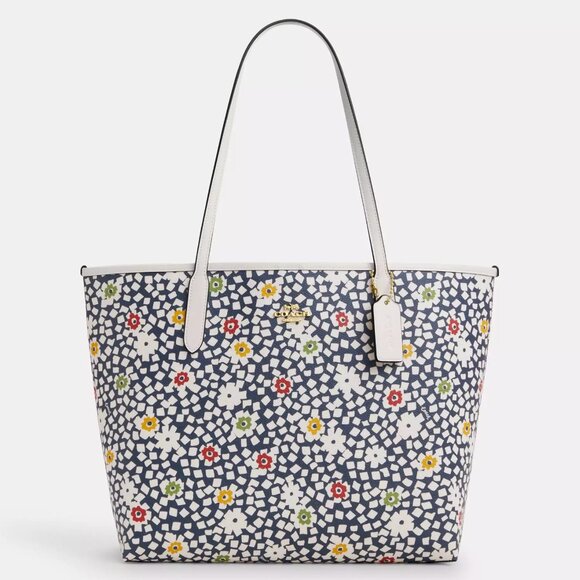 Coach Handbags - COACH CBI53 City Tote Bag With Floral Print Coated Canvas *SEALED*